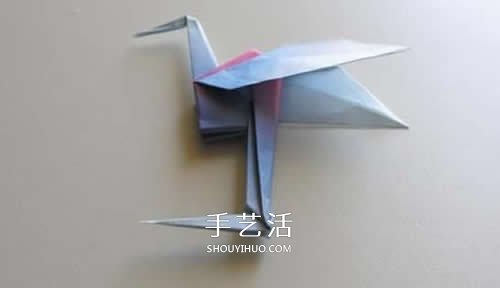 折紙千紙鶴的步驟小改造 簡單折出立體丹頂鶴 -  itrip.net.cn