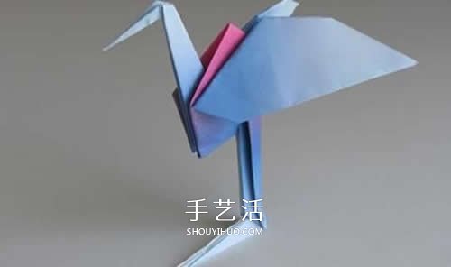 折紙千紙鶴的步驟小改造 簡單折出立體丹頂鶴 -  itrip.net.cn