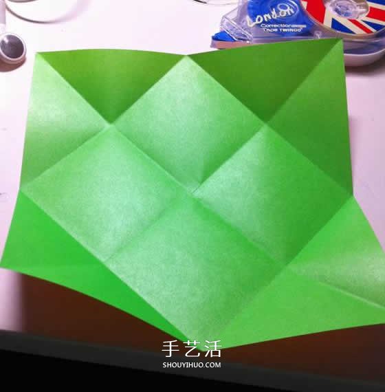 微型月季花的折紙教程 漂亮鉆石玫瑰怎么折圖解 -  itrip.net.cn