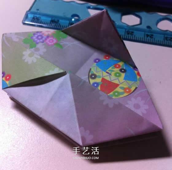 微型月季花的折紙教程 漂亮鉆石玫瑰怎么折圖解 -  itrip.net.cn
