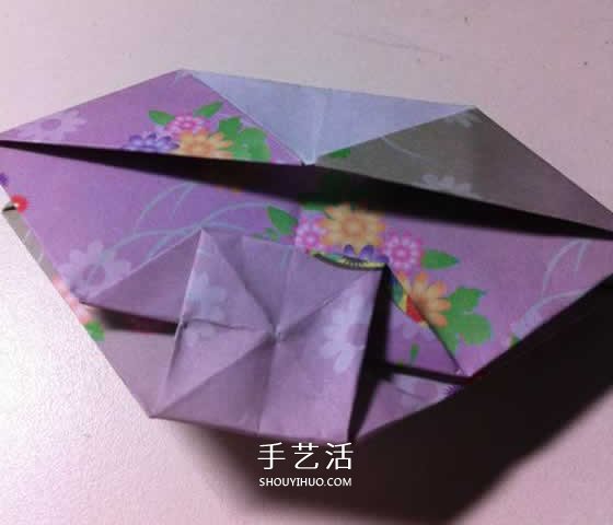 微型月季花的折紙教程 漂亮鉆石玫瑰怎么折圖解 -  itrip.net.cn