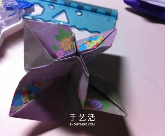 微型月季花的折紙教程 漂亮鉆石玫瑰怎么折圖解 -  itrip.net.cn
