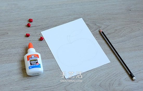 紅紅蘋果送老師 漂亮手工教師節(jié)賀卡制作方法 -  itrip.net.cn