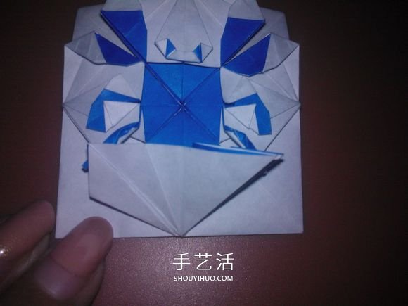 平面螃蟹怎么折圖解 像畫出來(lái)的小螃蟹折紙 -  itrip.net.cn