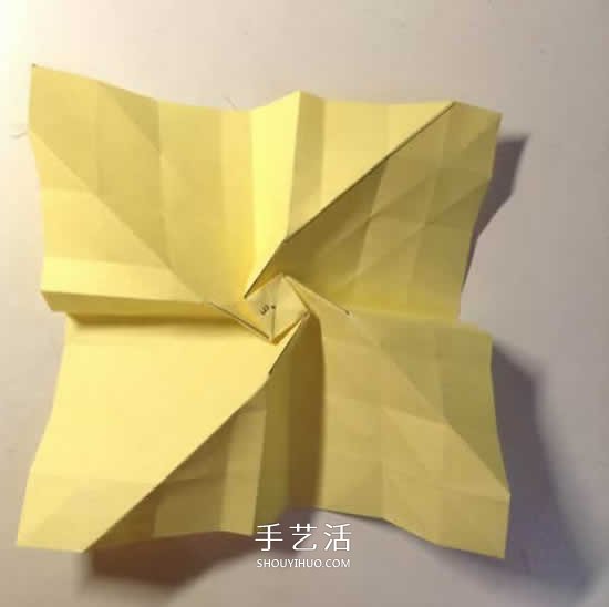 原創(chuàng)微微玫瑰的折法 詳細(xì)折紙玫瑰花過(guò)程步驟 -  itrip.net.cn