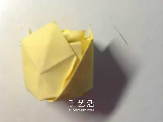 原創(chuàng)微微玫瑰的折法 詳細(xì)折紙玫瑰花過(guò)程步驟 -  itrip.net.cn