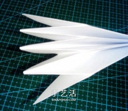 六翼熾天使之心折法 折紙帶六翼翅膀愛心圖解 -  itrip.net.cn