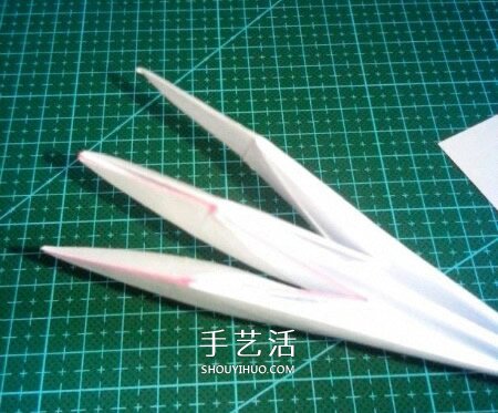 六翼熾天使之心折法 折紙帶六翼翅膀愛心圖解 -  itrip.net.cn