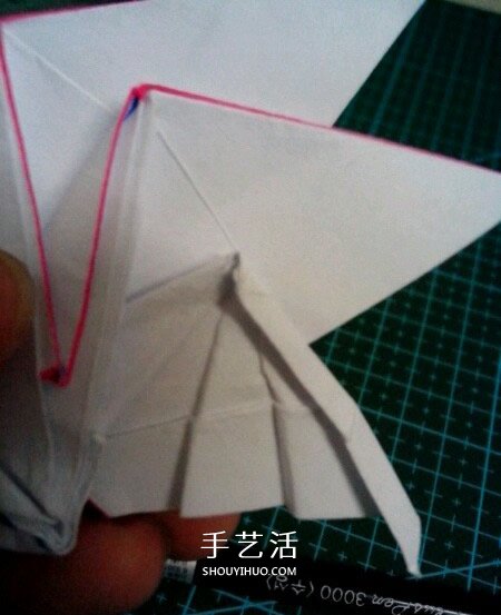六翼熾天使之心折法 折紙帶六翼翅膀愛心圖解 -  itrip.net.cn
