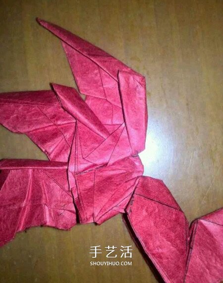 六翼熾天使之心折法 折紙帶六翼翅膀愛心圖解 -  itrip.net.cn