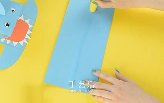 簡單做紙鯊魚的教程 好玩鯊魚手偶的折紙圖解 -  itrip.net.cn