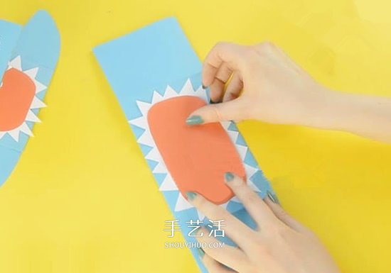 簡單做紙鯊魚的教程 好玩鯊魚手偶的折紙圖解 -  itrip.net.cn