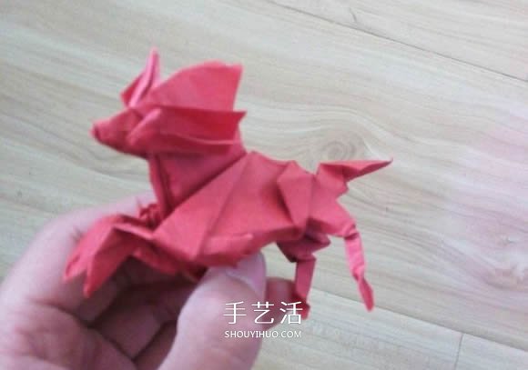 瑞獸麒麟的折法圖解過程 折紙神谷哲史的麒麟 -  itrip.net.cn