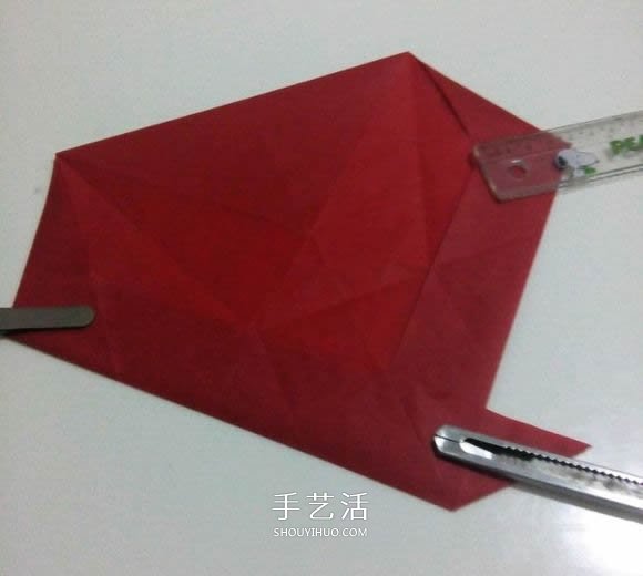 瑞獸麒麟的折法圖解過程 折紙神谷哲史的麒麟 -  itrip.net.cn