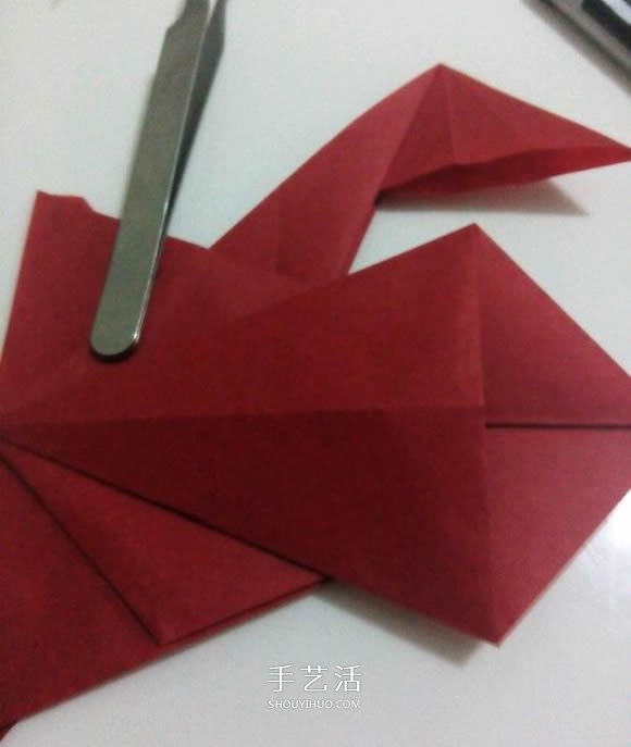 瑞獸麒麟的折法圖解過程 折紙神谷哲史的麒麟 -  itrip.net.cn