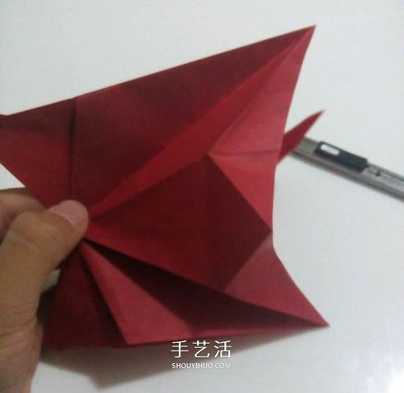 瑞獸麒麟的折法圖解過程 折紙神谷哲史的麒麟 -  itrip.net.cn
