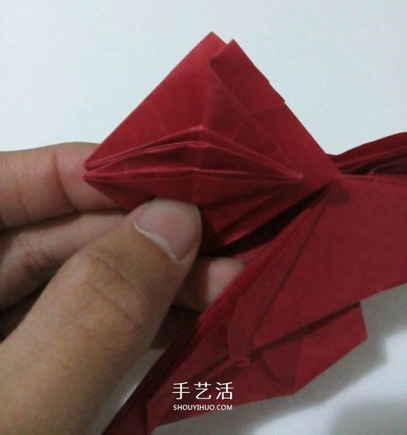 瑞獸麒麟的折法圖解過程 折紙神谷哲史的麒麟 -  itrip.net.cn