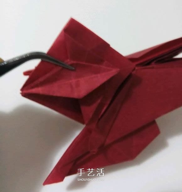 瑞獸麒麟的折法圖解過程 折紙神谷哲史的麒麟 -  itrip.net.cn