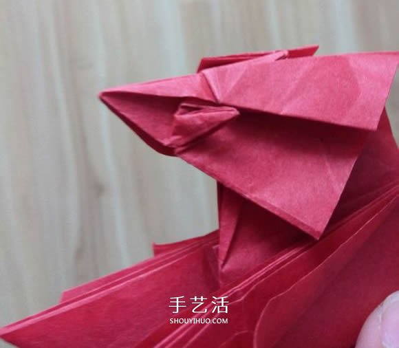 瑞獸麒麟的折法圖解過程 折紙神谷哲史的麒麟 -  itrip.net.cn