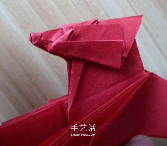 瑞獸麒麟的折法圖解過程 折紙神谷哲史的麒麟 -  itrip.net.cn