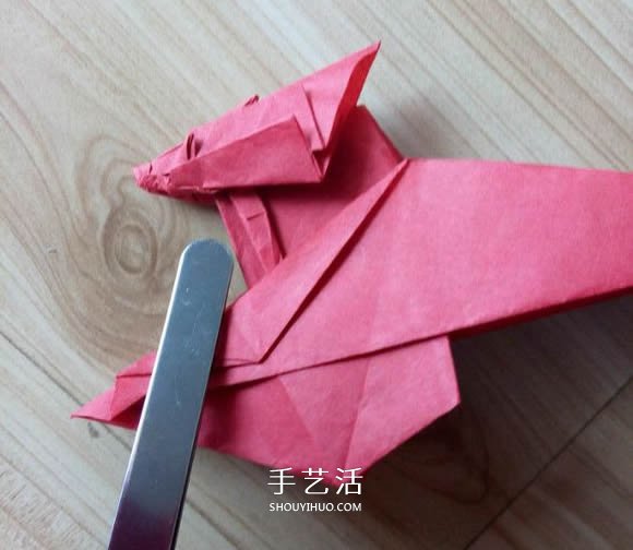 瑞獸麒麟的折法圖解過程 折紙神谷哲史的麒麟 -  itrip.net.cn