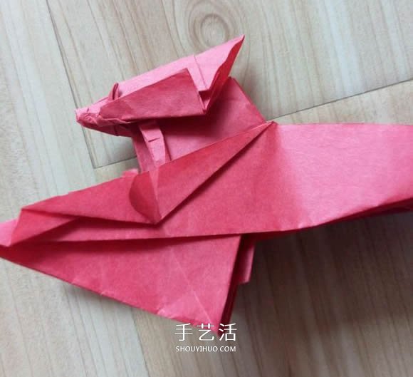瑞獸麒麟的折法圖解過程 折紙神谷哲史的麒麟 -  itrip.net.cn