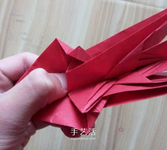 瑞獸麒麟的折法圖解過程 折紙神谷哲史的麒麟 -  itrip.net.cn