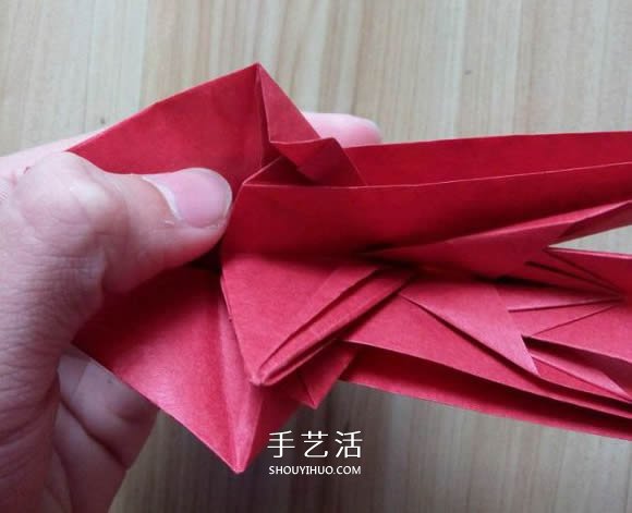 瑞獸麒麟的折法圖解過程 折紙神谷哲史的麒麟 -  itrip.net.cn