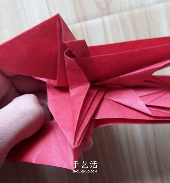 瑞獸麒麟的折法圖解過程 折紙神谷哲史的麒麟 -  itrip.net.cn
