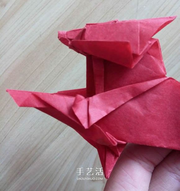 瑞獸麒麟的折法圖解過程 折紙神谷哲史的麒麟 -  itrip.net.cn