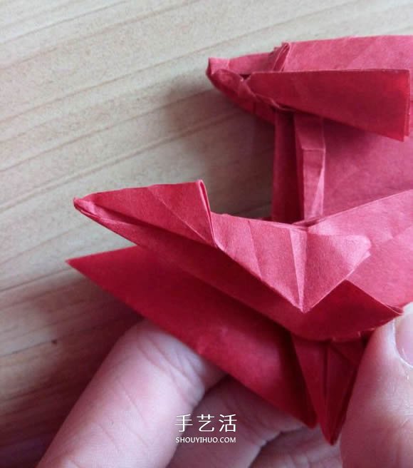 瑞獸麒麟的折法圖解過程 折紙神谷哲史的麒麟 -  itrip.net.cn