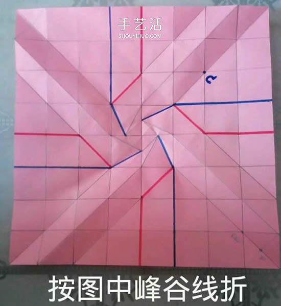 情人節(jié)禮品盒折紙圖解 好看韓式玫瑰禮盒的折法 -  itrip.net.cn
