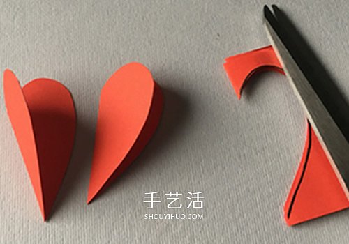 情人節(jié)立體花朵賀卡DIY 自制母親節(jié)愛心花賀卡 -  itrip.net.cn