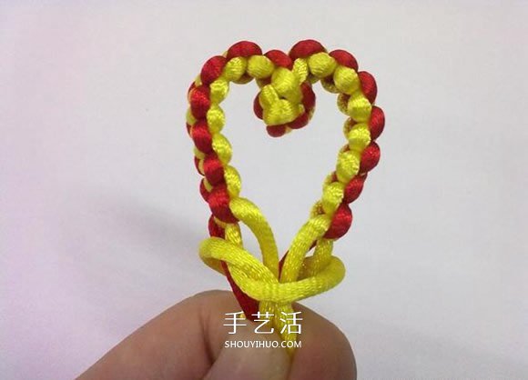 心形同心結(jié)怎么編圖解 情人節(jié)愛心的編織方法 -  itrip.net.cn
