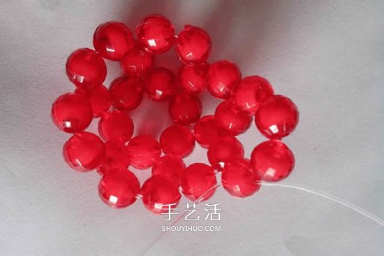 情人節(jié)串珠玫瑰花DIY 用串珠做紅玫瑰的方法 -  itrip.net.cn
