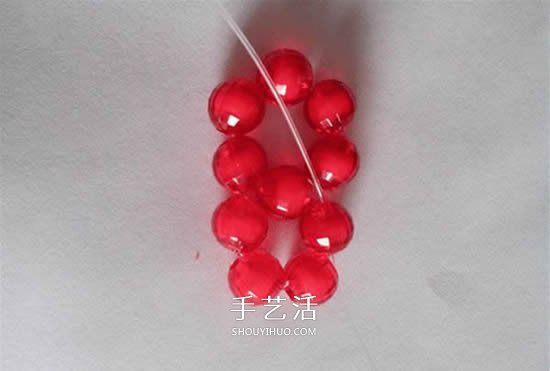 情人節(jié)串珠玫瑰花DIY 用串珠做紅玫瑰的方法 -  itrip.net.cn