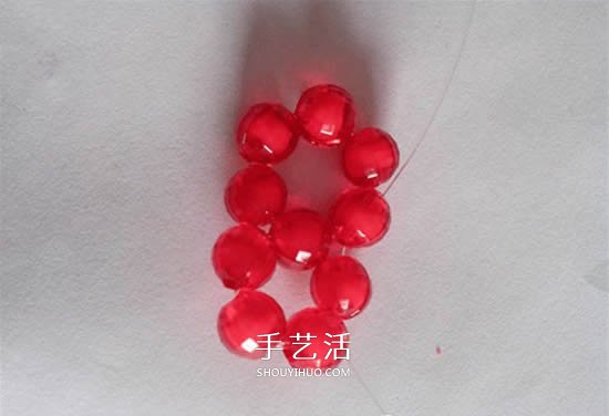 情人節(jié)串珠玫瑰花DIY 用串珠做紅玫瑰的方法 -  itrip.net.cn