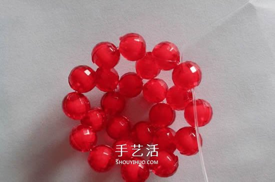 情人節(jié)串珠玫瑰花DIY 用串珠做紅玫瑰的方法 -  itrip.net.cn