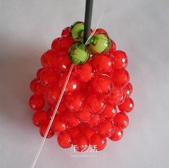 情人節(jié)串珠玫瑰花DIY 用串珠做紅玫瑰的方法 -  itrip.net.cn