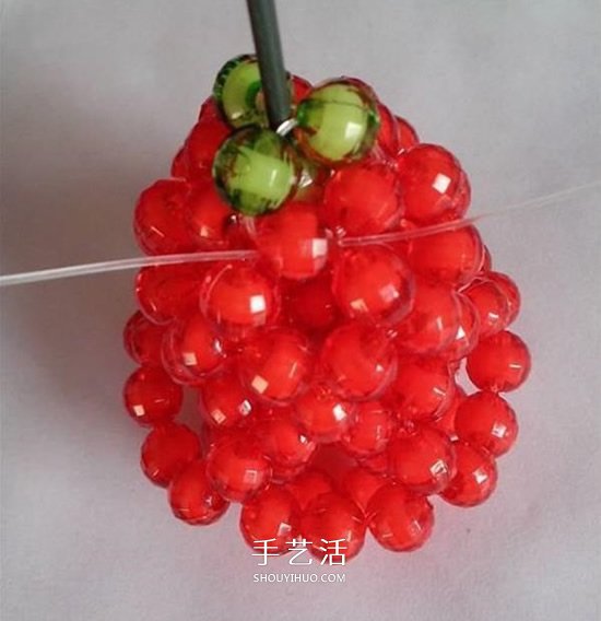 情人節(jié)串珠玫瑰花DIY 用串珠做紅玫瑰的方法 -  itrip.net.cn