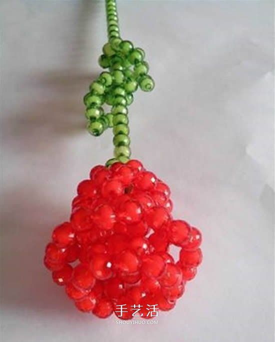 情人節(jié)串珠玫瑰花DIY 用串珠做紅玫瑰的方法 -  itrip.net.cn