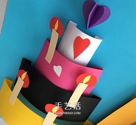 超好看的生日賀卡DIY 立體生日蛋糕賀卡做法 -  itrip.net.cn
