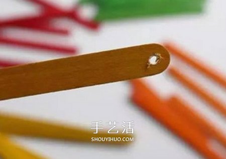 雪糕棒做紙扇子的方法 兒童手工紙扇的做法 -  itrip.net.cn