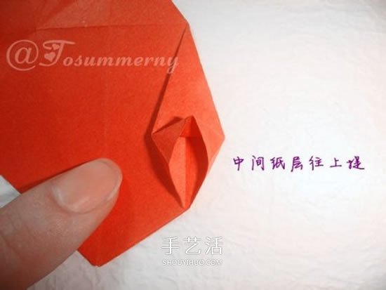 手工五星花的折法圖解 還可以做成花型收納盒 -  itrip.net.cn