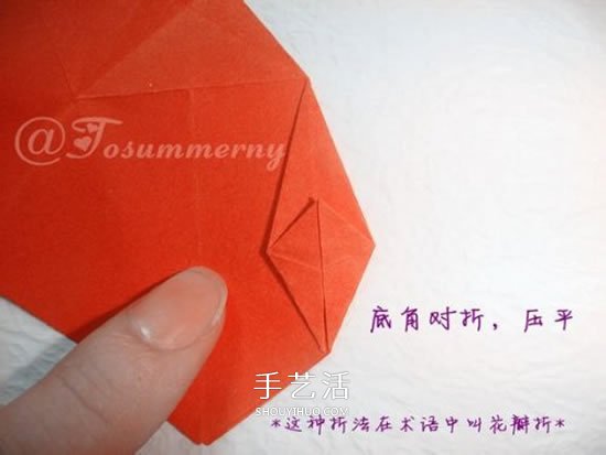 手工五星花的折法圖解 還可以做成花型收納盒 -  itrip.net.cn