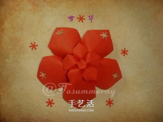 手工五星花的折法圖解 還可以做成花型收納盒 -  itrip.net.cn