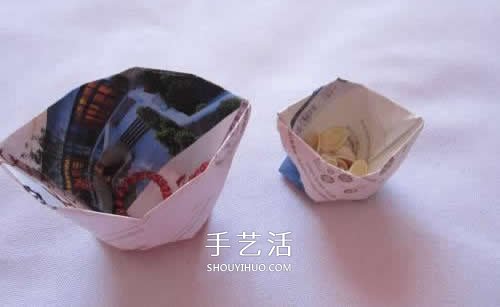 用廢紙折疊垃圾盒圖解 手工簡易垃圾盒怎么做 -  itrip.net.cn
