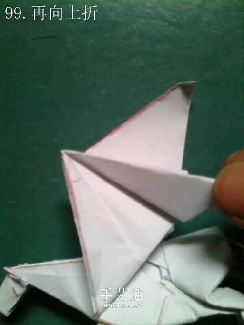 如何折紙飛馬的圖解教程 手工天馬的折法步驟 -  itrip.net.cn