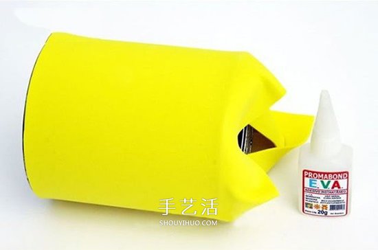 怎么做小黃人筆筒圖解 奶粉罐利用做卡通筆筒 -  itrip.net.cn