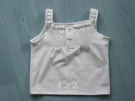 舊衣改造：男款T恤改造兒童坎肩背心套裝 -  itrip.net.cn